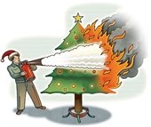 Holiday Tree Fire