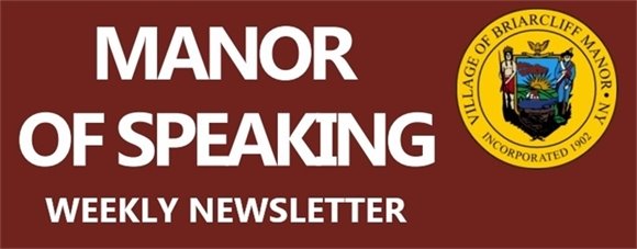 Manor of Speaking Weekly Newsletter Banner