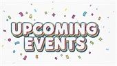 Upcoming Events
